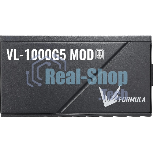 Блок питания Aerocool/Formula ATX 1000W VL-1000G5 MOD Gen5 RTL, 1000Вт, 80 PLUS Gold, 140мм, модульный, черный и серый