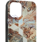 Чехол (клип-кейс) Gresso Meridian, для iPhone 13, золотистый/синий gr17aaae8888