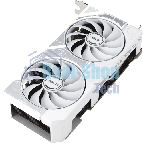 Видеокарта Asus GeForce RTX 5060 DUAL OC White, Nvidia RTX 5060, 8GB GDDR7, 128 bit, PCI-E 5.0, DPx3, HDMIx1, 2535 MHz