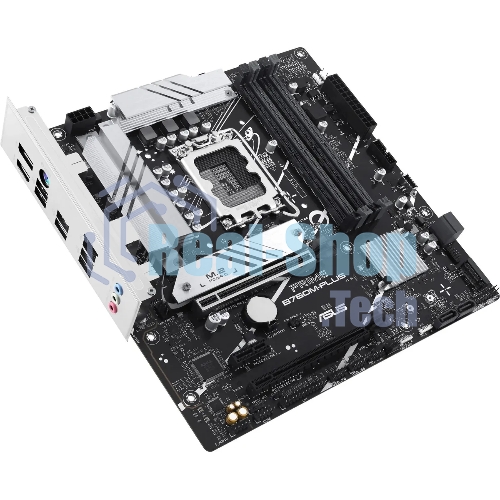 Материнская плата ASUS PRIME B760M-PLUS, LGA 1700, Intel B760, 4xDDR5, 4xSATA, 2xM.2, 1xPCIe 4.0 x4, 1xPCIe x1, 1xDP, 1xHDMI, 1x 2.5Gb LAN, 2xUSB-A 3.2 Gen 2, 4xUSB-A 2.0, 3x3.5 мм, 7.1, mATX