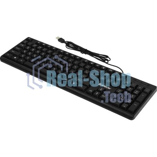 Клавиатура проводная Defender Daily HB-162, USB, черный