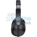 Беспроводные/проводные наушники Defender FreeMotion B485 черный, накладные, Bluetooth + проводной, складная конструкция, микрофон, до 8 ч