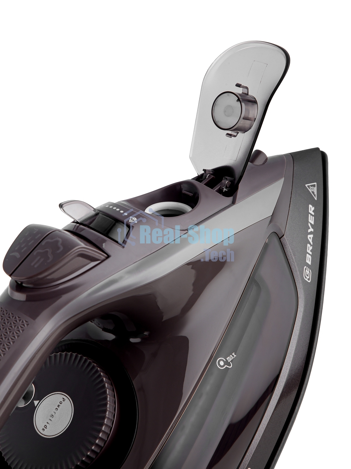 Утюг BRAYER BR4020 коричневый/черный, 2600 Вт, 25 г/мин, 140 г/мин, 380 мл