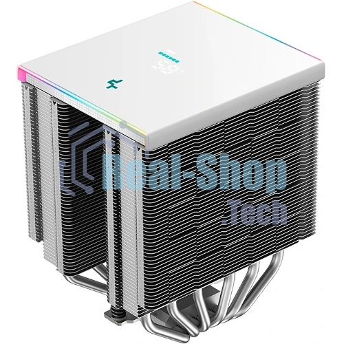 Кулер для процессора DEEPCOOL AK620 DIGITAL SE WH LGA20XX/1700/1200/115X/AM5/AM4 (9шт/кор, TDP 260W, PWM, DUAL Fan 120мм, 6 тепл. трубок, ARGb, белый) RET (R-AK620-WHADMN-GJD)