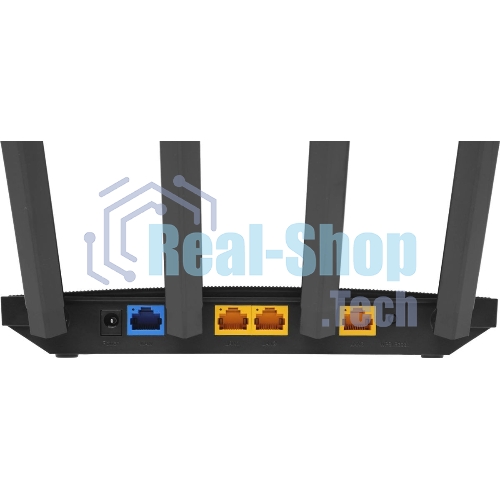 Роутер TP-Link AX1500 Dual-Band Wi-Fi 6 RouterSPEED: 300 Mbps at 2.4 GHz + 1201Mbps at 5 GHzSPEC: 4× Antennas, 1GHz Dual Core CPU, 1× Gigabit WAN Port + 3× Gigabit LAN Ports, 1024-QAM, OFDMAFEATURE: Tether App, WPA3, Access Point Mode, IPv6 Supported, IPTV, Bea