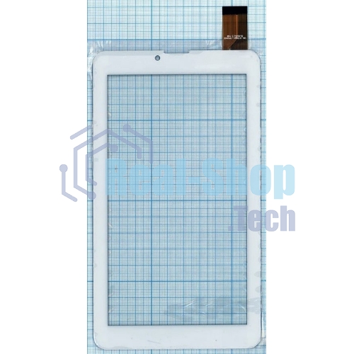 Сенсорное стекло (тачскрин) teXet TM-7049 TM-7059, белое