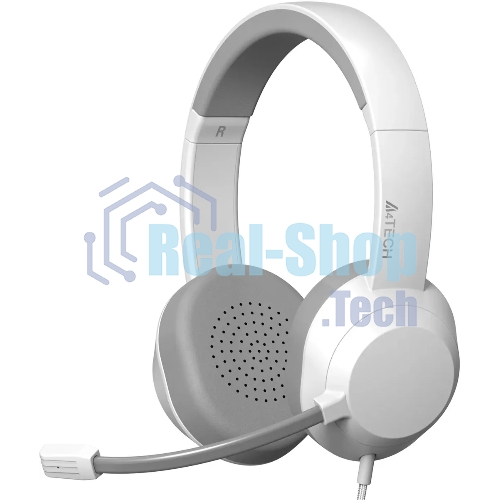 Гарнитура A4Tech Fstyler FH150U белый/серый, проводная