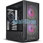 Корпус Lian Li Lancool 216 Black RGB, Midi-Tower, чёрный, 2 x 160 мм, 1 x 140 мм