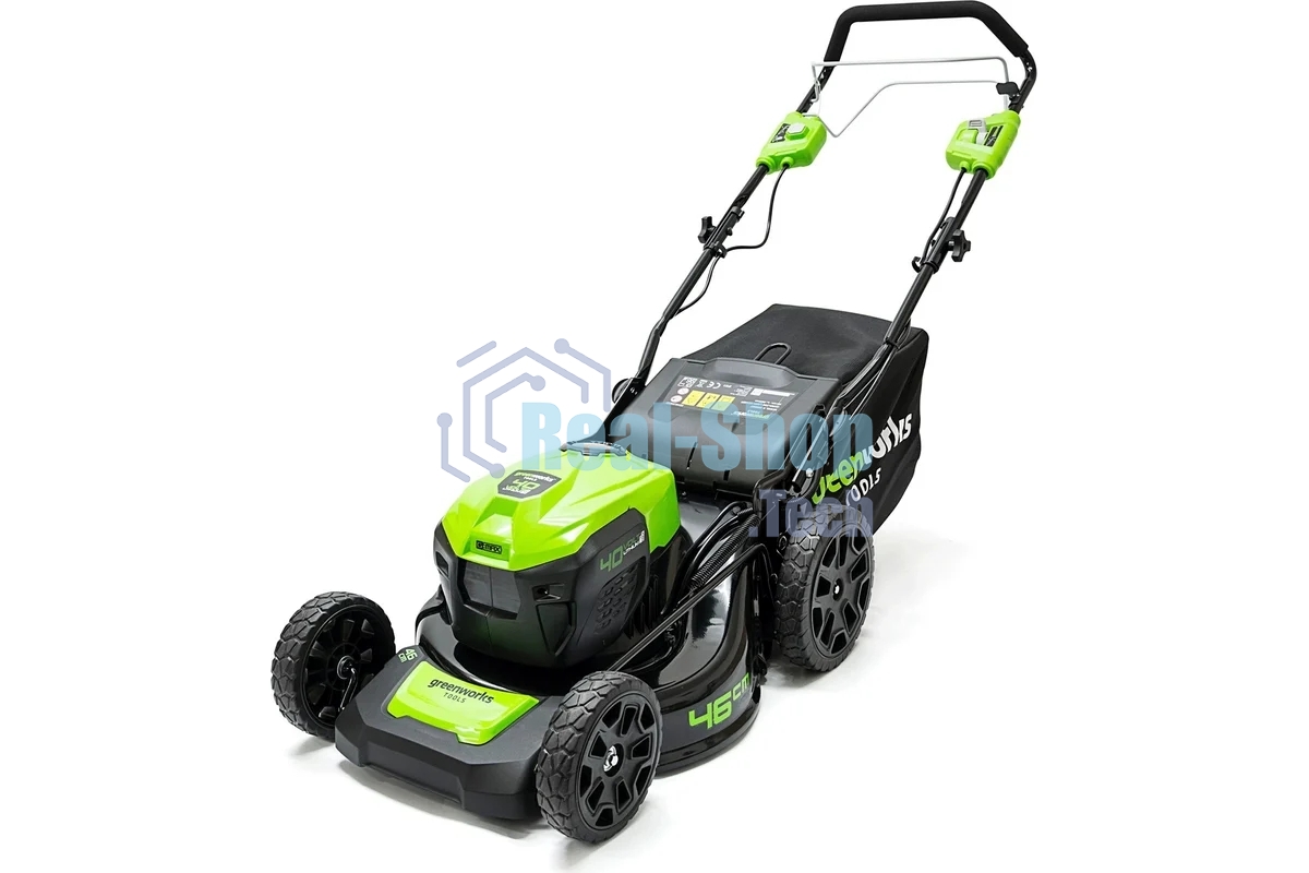 Газонокосилка аккумуляторная GreenWorks GD40LM46SP, 40 В, 0 Ач
