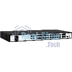 Коммутатор управляемый SNR 2+, 20 портов 100/1000Base-X SFP, 4 порта Combo 10/100/1000Base-T100/1000Base-X SFP, 4 порта 1/10G SFP+, встроенный БП ~220V AC