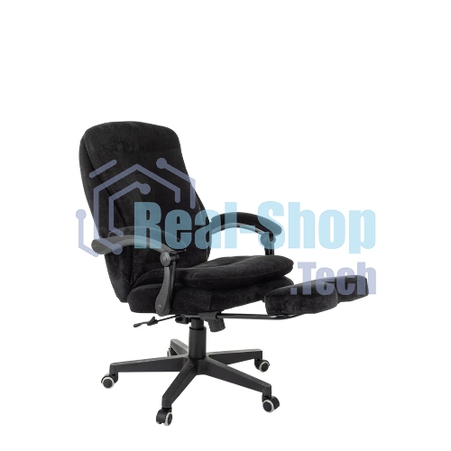 Кресло Бюрократ T-9950MSG-F/BLACK-PU черный, экокожа