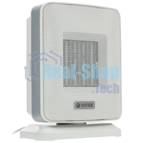 Тепловентилятор Vitek VT-2052 GY, серый, 1500 Вт, 20 м2, электронный термостат