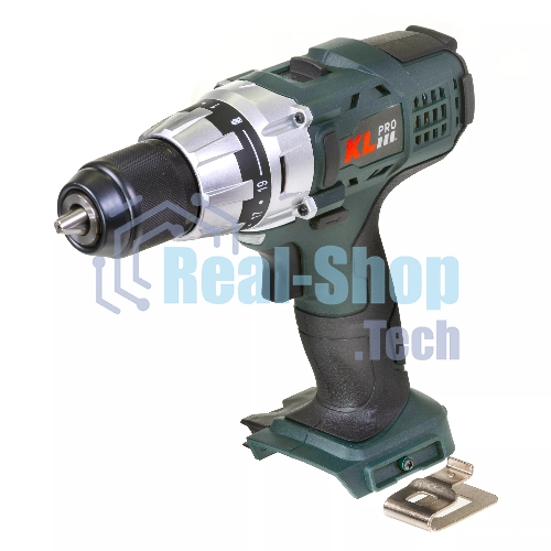 Дрель-шуруповерт Klpro KLNM18-00, 18 В, 0 Ач, 40 Нм, бесщеточный