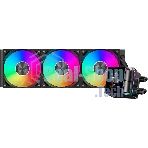 Система жидкостного охлаждения PcCooler DS360 Display ARGB Soc-AM5/AM4/1200/1700/1851 черный 4-pin 39.8dB Al LCD 310W Ret (DS360-BKAWXY-GL)