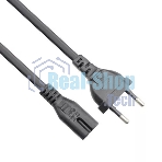 Кабель для аудио-видео техники IEC-320-C7--розетка 220V, 2-pin, 1,8м, медь, VCOM