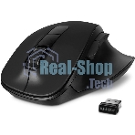 Мышь беспроводная SVEN RX-525SW черная (бесшумн. кл., 5+1кл. 600-1400DPI, Soft-touch, блист.)