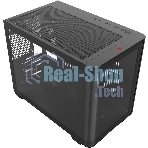 Компьютерный корпус Bloody BD-CC112 черный без БП mATX 9x120мм 2xUSB 3.0 audio bott PSU