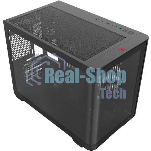 Компьютерный корпус Bloody BD-CC112 черный без БП mATX 9x120мм 2xUSB 3.0 audio bott PSU