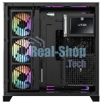 Компьютерный корпус Formula V Line Crystal Z6 Black, ATX, Left & Front & Bevel side Tempered Glass, TYPE-C*1, USB3.0*2