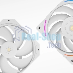 Кулер для процессора Thermalright Royal Pretor 130 Ultra White (4-pin PWM, 158mm, Ni/Cu, 7x6mm, 1x120mm ARGB +1x130mm, 69CFM/81.88CFM, 27dBA/28.3dBA, 2150RPM/1750RPM, S: 1200, 1700, 1851, 115X, 2011, 2066, AM4, AM5, white)