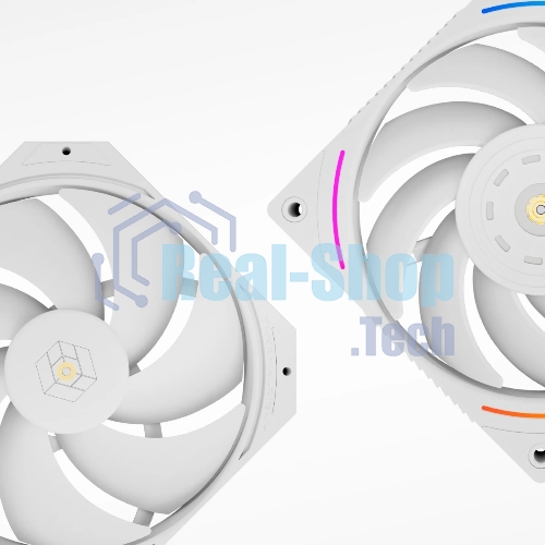 Кулер для процессора Thermalright Royal Pretor 130 Ultra White (4-pin PWM, 158mm, Ni/Cu, 7x6mm, 1x120mm ARGB +1x130mm, 69CFM/81.88CFM, 27dBA/28.3dBA, 2150RPM/1750RPM, S: 1200, 1700, 1851, 115X, 2011, 2066, AM4, AM5, white)
