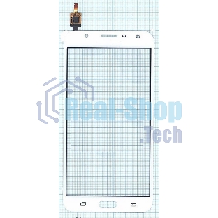 Сенсорное стекло (тачскрин) для Samsung Galaxy J7 SM-J700H, белое