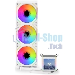 Система жидкостного охлаждения Lian-Li Galahad II LCD 360 SL-INF ARGB G89.GA2ALCD36INW.00 белый 120мм алюминий+медь 1200rpm 29db 4-pin