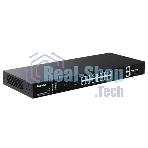 Коммутатор неуправляемый Tenda TEG1120P-16-250W PoE, 18 портов, 18x1 Гбит/с, PoE 16х30 Вт (до 250Вт), SFP 2x1 Гбит/с