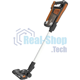 Пылесос вертикальный Blackton Bt VCA1401B оранжевый, питание от аккумулятора, 25 Вт, уборка сухая, пылесборник 0.6 л, работа от АКБ max 40 мин
