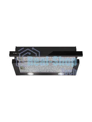Вытяжка телескопическая HOMSair Flat 60 Glass черный, 60 см, 520 куб. м/ч, 45 дБ