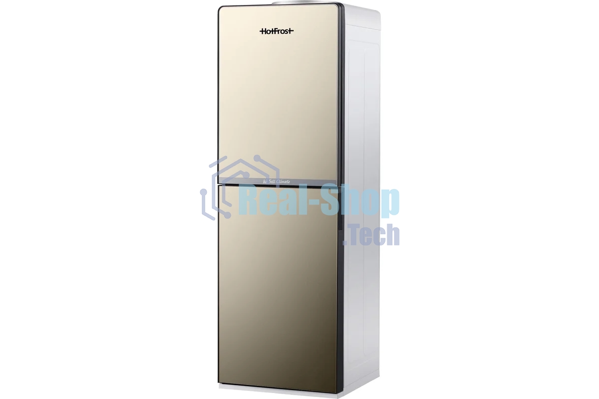 Кулер для воды Hotfrost V250CE, верхняя загрузка, нагрев 90 °С, охлаждение 15 °С, золотистый