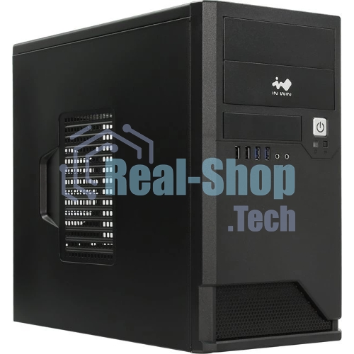 Компьютерный корпус Mini Tower InWin EMR048 черный U2.0*2+U3.0*2+A(HD) mATX (без блока питания)