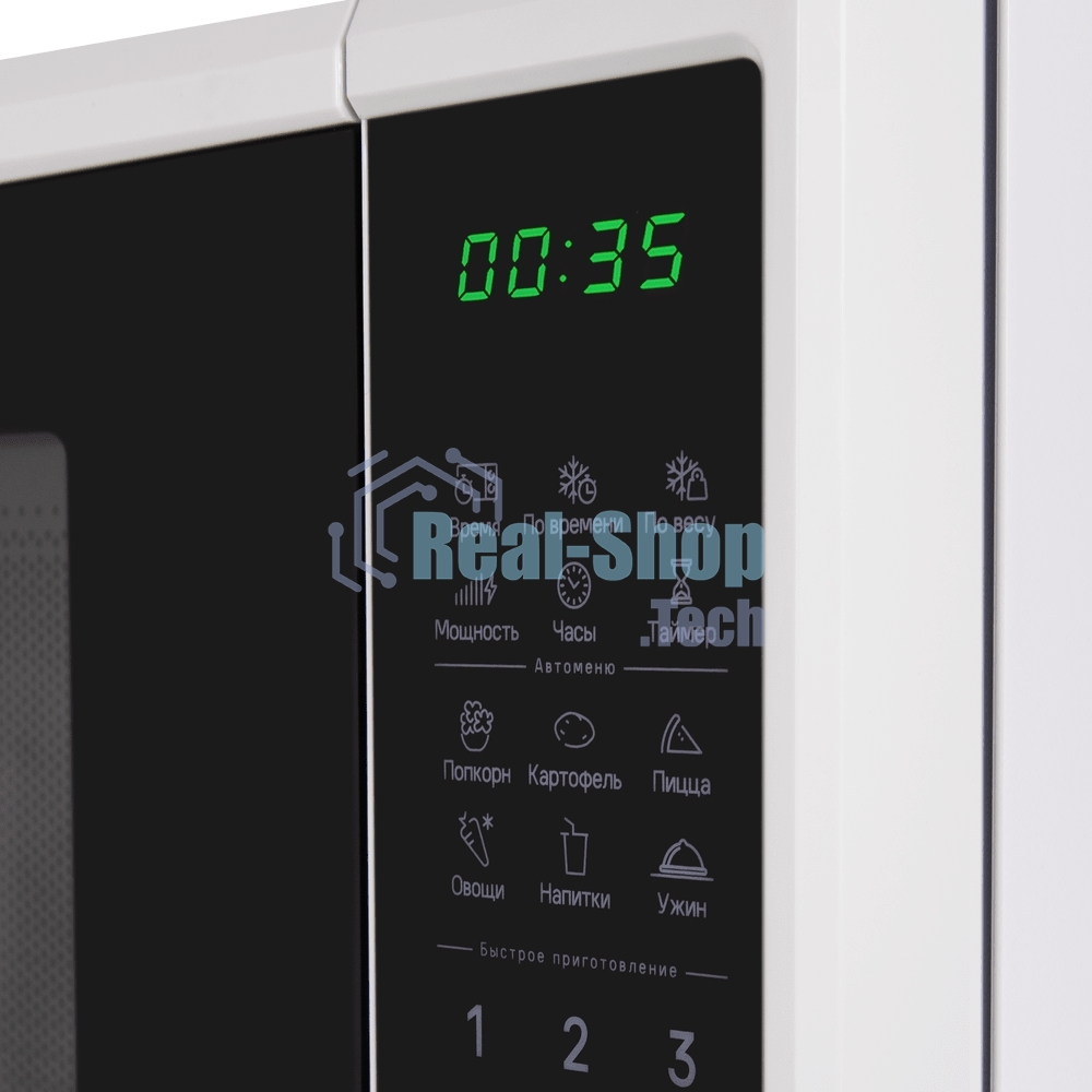 Микроволновая печь Maunfeld MFSMO720EW07 белый, 20 л, 700 Вт, переключатели - сенсор