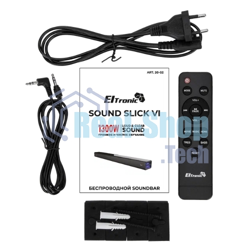 Акустическая система ELTRONIC Саундбар SOUND SLICK 6 (20-02) черный