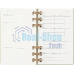 Еженедельник Moleskine ACADEMIC SPIRAL DHSPK5212AMWH3 Large 150х210 мм 200 стр. кремовые страницы спираль киви