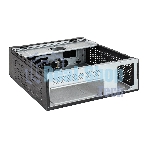Компьютерный корпус Desktop ExeGate EX294018RUS FL-102 (mini-ITX, без БП, 2*USB+1*USB 3.0, аудио, черный)