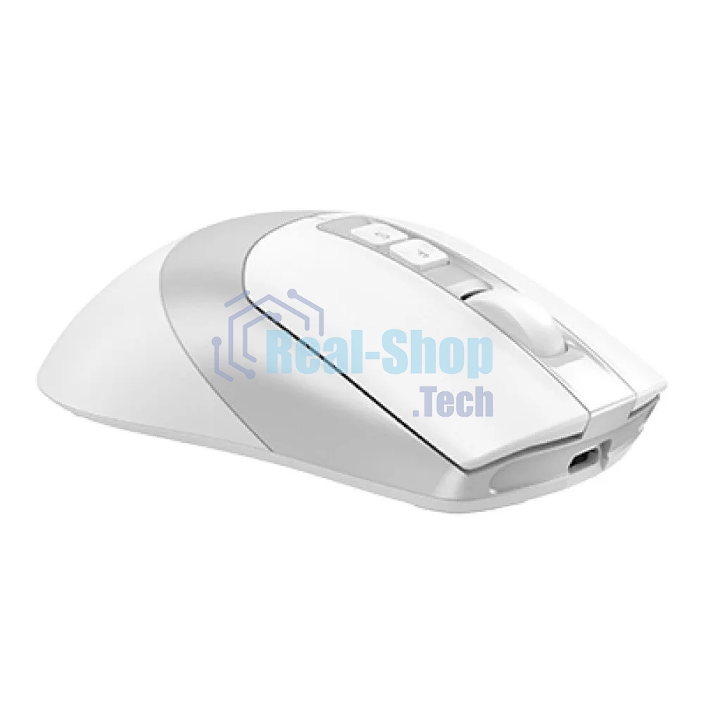 Мышь A4Tech Fstyler FB50CS Plus белый оптическая 3200dpi silent беспров. BT/Radio USB 7but