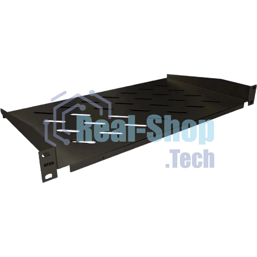 Полка стационарная NTSS NTSS-FF-250-BL 1U нагр.:20кг. 19
