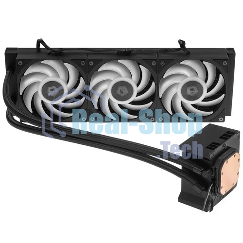 Система жидкостного охлаждения ID-Cooling Dashflow 360 XT Pro ARGb черный 120мм алюминий+медь 2150rpm 32.5db 4-pin 350W