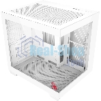 Компьютерный корпус Bloody CC-121 белый без БП mATX 7x120мм 1xUSB2.0 1xUSB3.0 audio