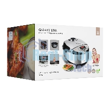 Мультиварка Galaxy Line GL 2648 серый, индукционная, объем 4 л, 1350 Вт, 11 программм