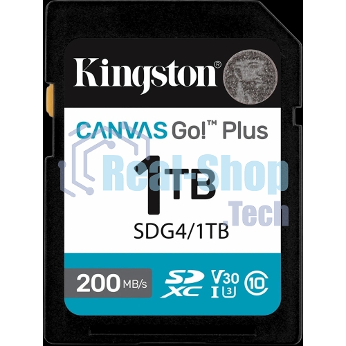 Флеш карта SDXC 1Tb Kingston SDG4/1Tb Canvas Go! Plus w/o adapter