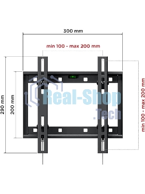 Кронштейн для телевизора Holder LCD-T2609 черный 22