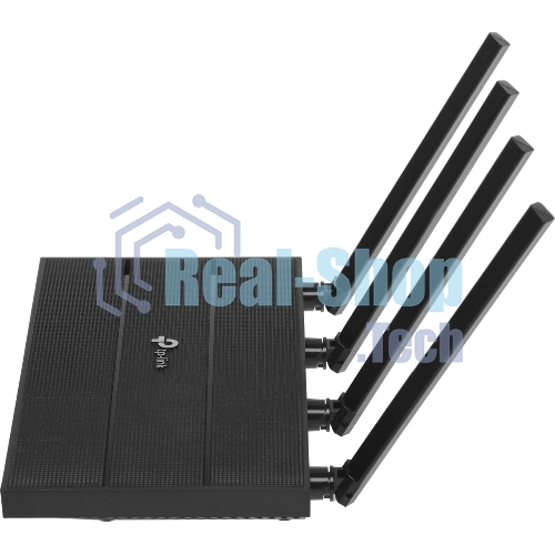 Роутер TP-Link AX1500 Dual-Band Wi-Fi 6 RouterSPEED: 300 Mbps at 2.4 GHz + 1201Mbps at 5 GHzSPEC: 4× Antennas, 1GHz Dual Core CPU, 1× Gigabit WAN Port + 3× Gigabit LAN Ports, 1024-QAM, OFDMAFEATURE: Tether App, WPA3, Access Point Mode, IPv6 Supported, IPTV, Bea