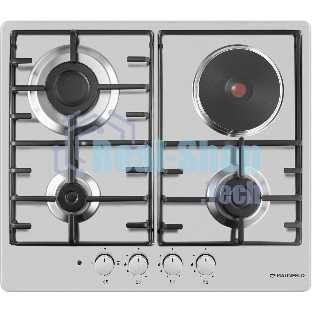 Комбинированная варочная панель (электрическая+газовая) Maunfeld EEHS.64.3CS/KG