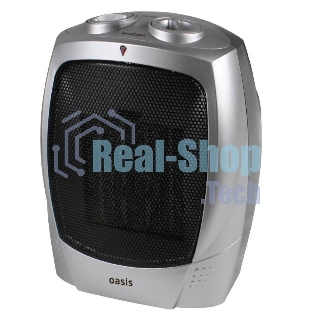 Тепловентилятор Oasis KS-15 серый, 1500 Вт, 20 м2
