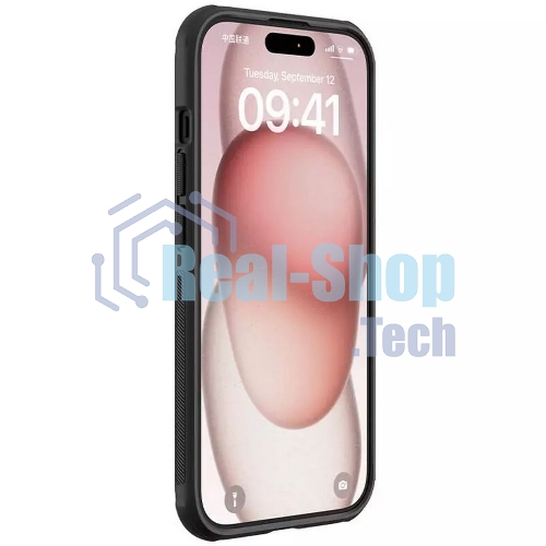 Чехол Super Frosted Shield Pro, черный, (AP IP15 Plus)