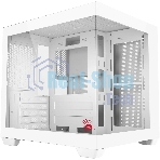Компьютерный корпус Bloody CC-121 белый без БП mATX 7x120мм 1xUSB2.0 1xUSB3.0 audio