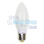 Лампа светодиодная JazzWay PLED-ECO-C37 5Вт свеча 4000К белый E27 400лм 230В