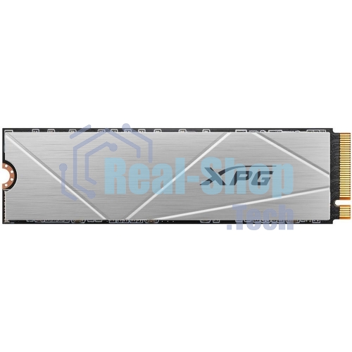 Накопитель SSD ADATA XPG GAMMIX S60, 2Tb, PCIe 4.0 x4, M.2 2280, NVMe, R/W 5000/4200, с радиатором